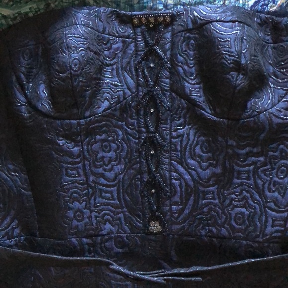 Badgley Mischka Strapless Cocktail Dress. Preowned - Picture 10 of 14